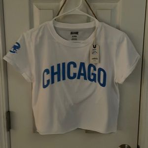 Brand new with tags!!! Chicago Cubs crop tee